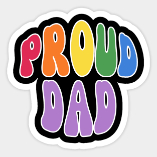 Proud Dad Pride Sticker